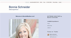 Desktop Screenshot of bonnieweather.com
