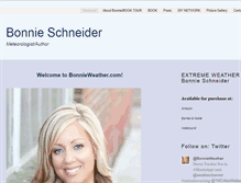 Tablet Screenshot of bonnieweather.com
